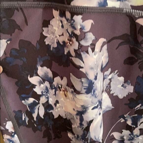 NWT Ideology Floral Flower Printed Leggings Mesh - Picture 6 of 8